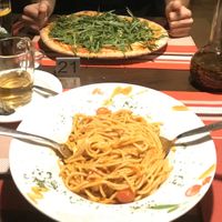 Große Auswahl an veganen & vegetarischen Nudelgerichten und Pizzen at Romikulum in Trier