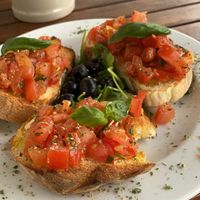 Vegan bruschetta  at Romikulum in Trier
