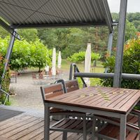 Backside terrace  at Romikulum in Trier