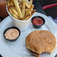 cheeseburger ($16.75) at No5nyc & The Vegoist in Astoria