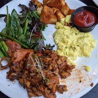 'steak and egg' ($18.75) at No5nyc & The Vegoist in Astoria