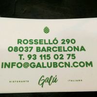 data at Galu in Barcelona