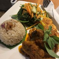 My cousins meal  at Milas in Yogyakarta