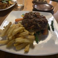 My “steak” Tempe wAs delicious  at Milas in Yogyakarta