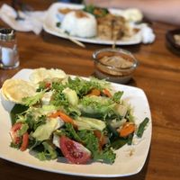 Tofu and Tempe salad without egg at Milas in Yogyakarta