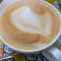 Cappuccino at Bagels & Beans in Maastricht