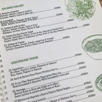 Menu at Kwetu Restaurant & Craft Shop in Maputo