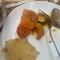 You can choose between 'Ap' which is a Roti type of a wrap or Rice with your curry at Kwetu Restaurant & Craft Shop in Maputo