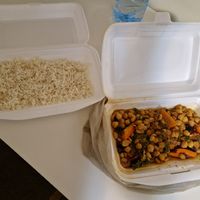 To Go. For just one person, very tasty! at Kwetu Restaurant & Craft Shop in Maputo