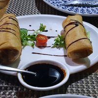 Veggie rolls at Marhaba in Gran Canaria