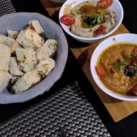 Hummus at Marhaba in Gran Canaria