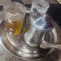 Moroccan tea (helps digestion) at Marhaba in Gran Canaria
