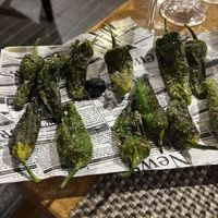 Pimientos de padrón   at Marhaba in Gran Canaria