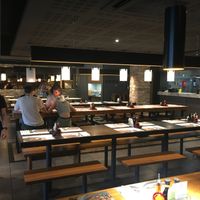 Inside at Wagamama in Newcastle Upon Tyne