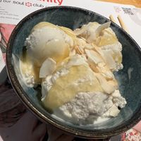 Coconut ice cream   at Wagamama in Newcastle Upon Tyne