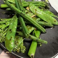 Wok fried greens   at Wagamama in Newcastle Upon Tyne