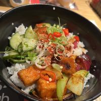 Gochujang tofu rice bowl   at Wagamama in Newcastle Upon Tyne