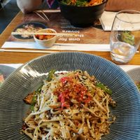 Rice noodles, grilled veg, sesame seeds at Wagamama in Newcastle Upon Tyne