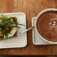 Tostada capresse y moka at La Rabona Peruvian Deli in Cusco