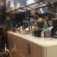 OMG waiting for my happy burger  at Nature Boys in Tel Aviv