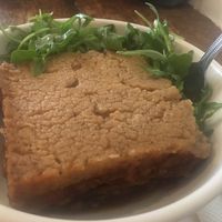 Vegan Moussaka  at Fresco Gelateria in New York City