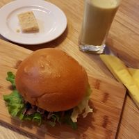 Pulled pork burger at be Well in Bochum