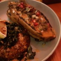 Spiced sweet potato at Grow in East London