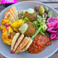 Vegan mezze at Grow in East London