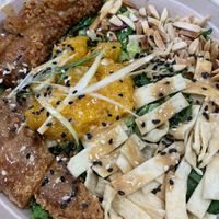 Crispy chicky salad, $11.50 at Beatnic - Rockefeller Plaza in New York City