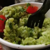 Pesto pasta at Beatnic - Rockefeller Plaza in New York City