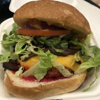 Burger at Beatnic - Rockefeller Plaza in New York City