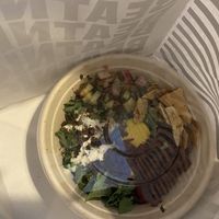 Meme Medley: mushroom shawarma with hummus   at Beatnic - Rockefeller Plaza in New York City