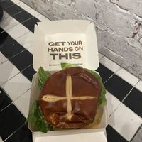 Crispy chicky sandwich (very good)   at Beatnic - Rockefeller Plaza in New York City