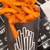 Sweet potato fries at Beatnic - Rockefeller Plaza in New York City