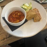 Corn bread at The Old Bicycle Shop in Cambridge