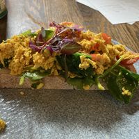 Tofu scramble at The Old Bicycle Shop in Cambridge