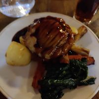 Mushroom and cashew wellington at The Old Bicycle Shop in Cambridge