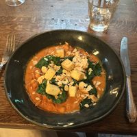 Chana masala at The Old Bicycle Shop in Cambridge