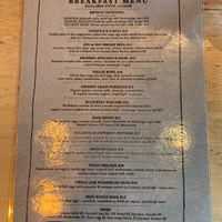 Menu at COOH Cafe in Alexandria