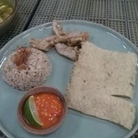 Vegan soto accompaniment at Burgreens - Pondok Indah in Jakarta