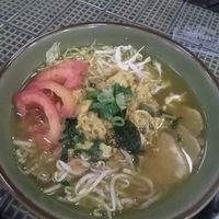 Vegan soto at Burgreens - Pondok Indah in Jakarta