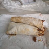 Kokorec durum/wrap after I had ripped it down the middle at VegaNarsist - Nişantaşı in Istanbul