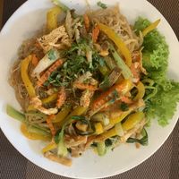 Singapore fried noodles  at Hoa Sen - Nguyen Van Cu in Da Lat