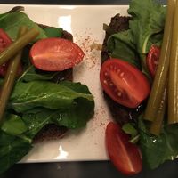 Vegan sandwich at Cafe Bar 67 in Athens