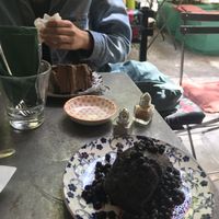 Chocolate cake at Cafe Bar 67 in Athens
