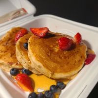 Vegan pancakes  at Snooze - Larimer St in Denver