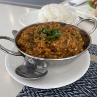 Indian eggplant curry  at Golden Paradise in Phuket