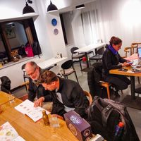 Inside of ZeroGo, up one level at ZeroGo in Beijing