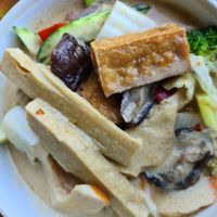 Laksa at Madame K's Vegetarian - Williamstown in Williamstown