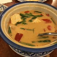 Red tofu curry  at Madame K's Vegetarian - Williamstown in Williamstown